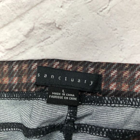NWT Sanctuary Women Pull On Daily Crop Legging Pants Size Large M114 -21 - Picture 9 of 15